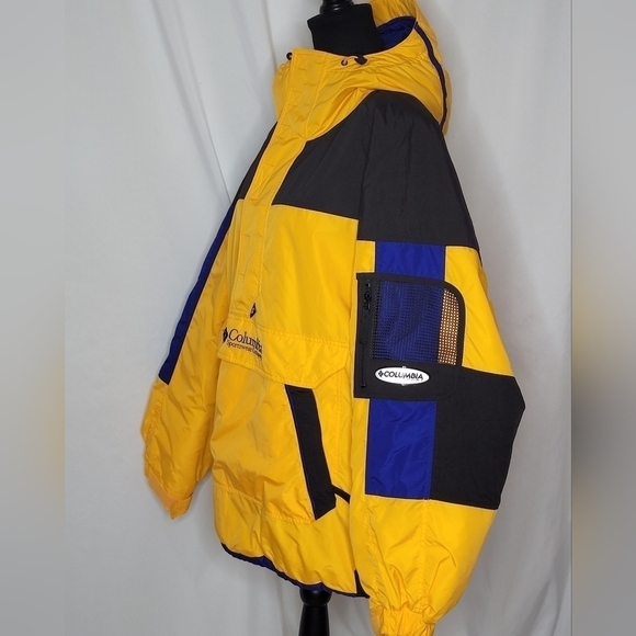 Columbia Challenger Vintage 90's Pullover Anorak Jacket - Size L - Picture 2 of 13